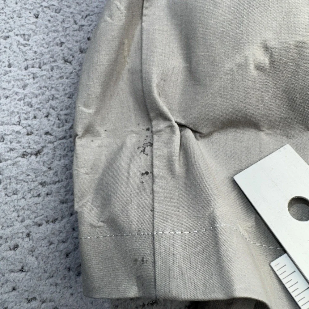 Mackintosh J Crew Coat Mens XS Gray Bonded Handmade Rain Jacket Scotland Cotton